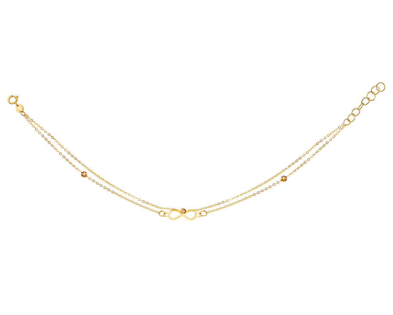 18K Gold bracelet - Infinity - GUSC